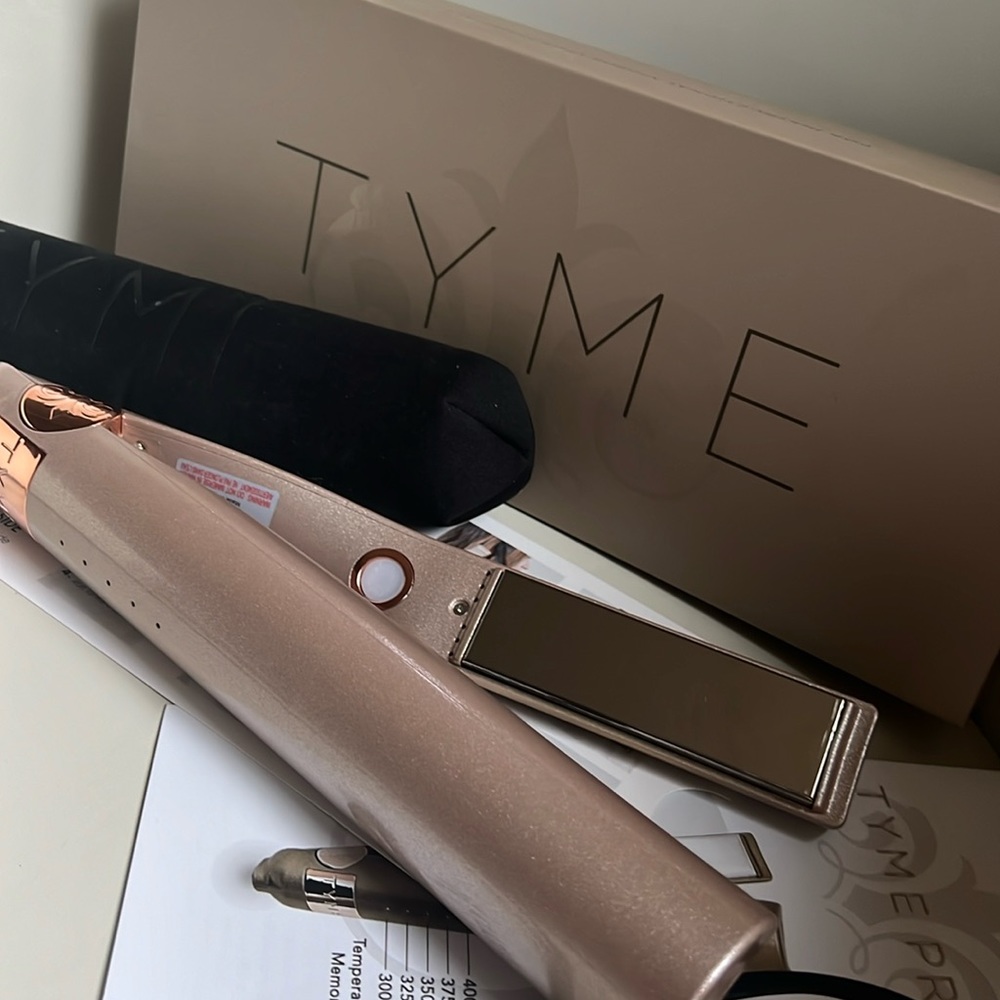TYME Iron Pro 2-in-1 Hair Curler and Straightener